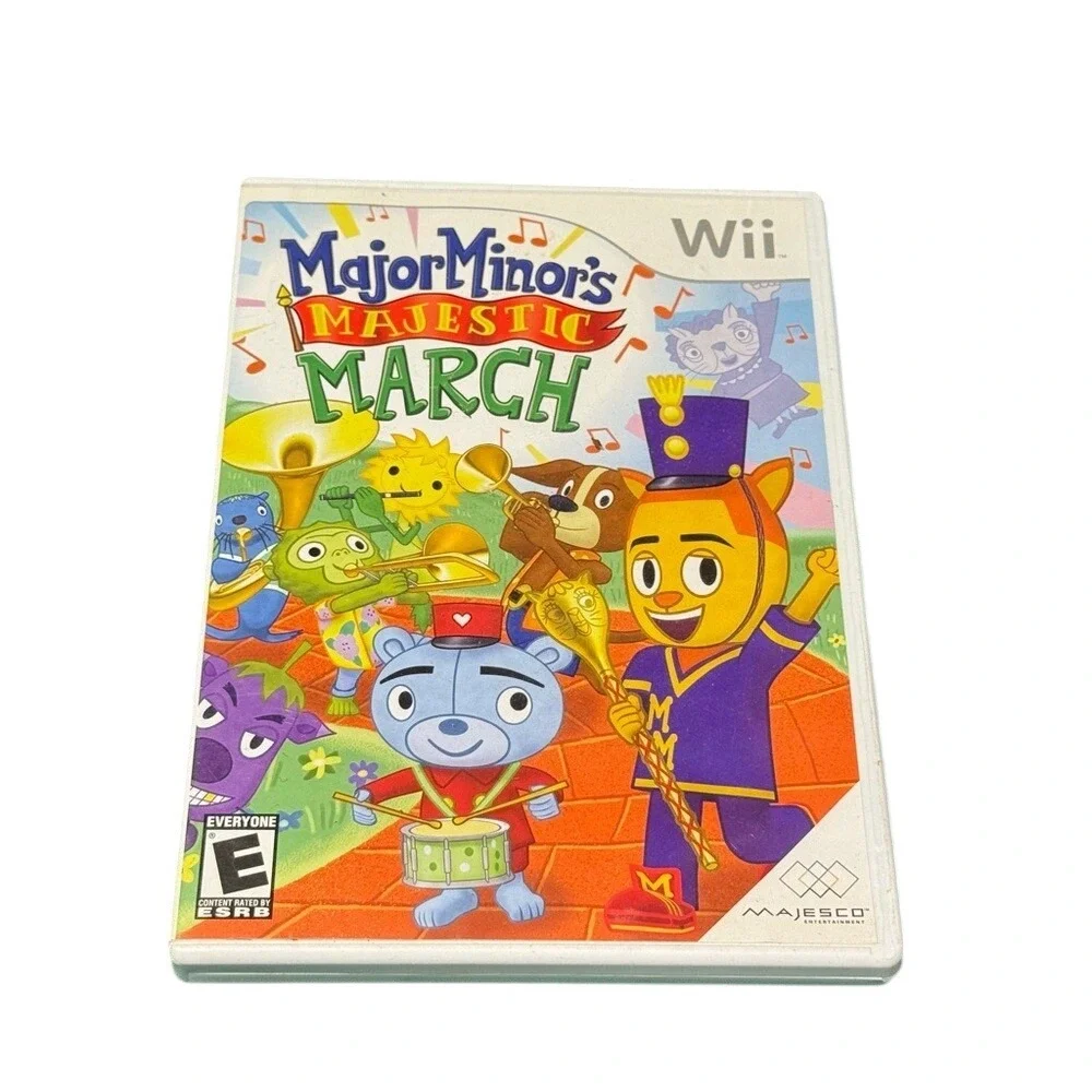 Major Minor's Majestic March Nintendo Wii Video Game Tested Majesco‎ RVL P R4NE
